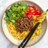 Chinese Sour & Spicy Minced Chicken Vermicelli