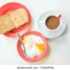 French Toast With Kaya & Soft Boiled Egg Set