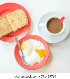 French Toast With Kaya & Soft Boiled Egg Set