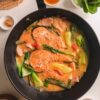 Sinigang Na Salmon With Rice