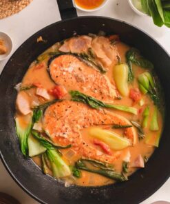 Sinigang Na Salmon With Rice